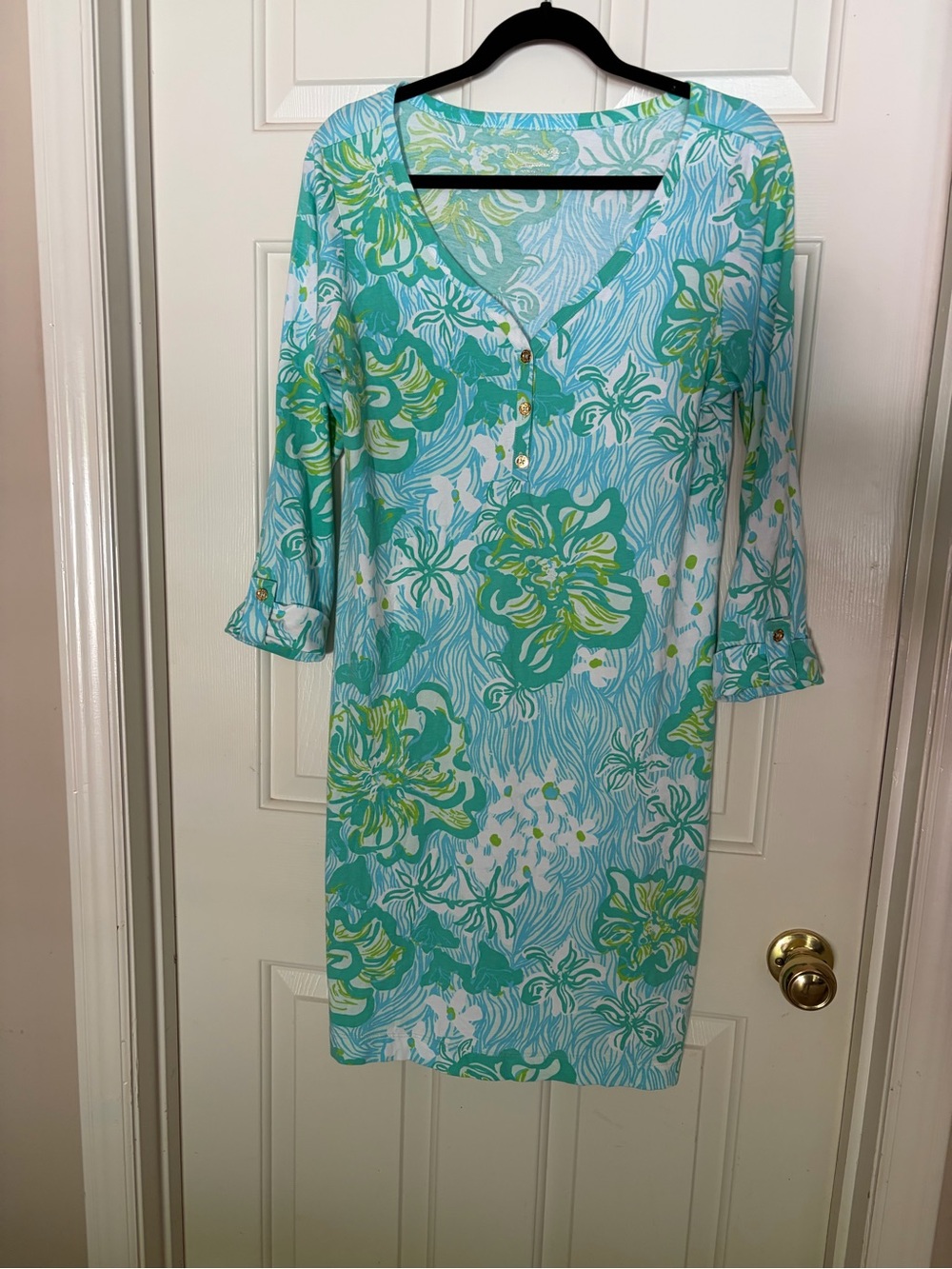 Lilly Pulitzer Palmetto Wave Rider Lagoon Dress
